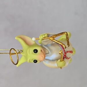 RARE 2001 Pocket Dragons "Ding Ding" Ornament By Real Musgrave